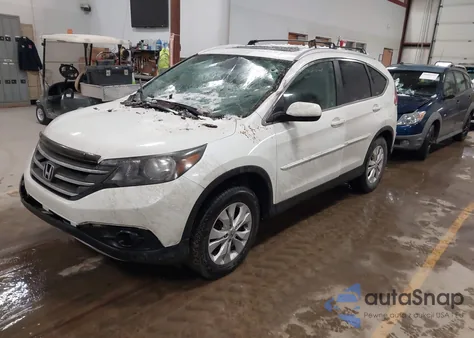 2012 Honda Cr-V Ex-L из США, поврежденный, VIN 5J6RM4H76CL074637